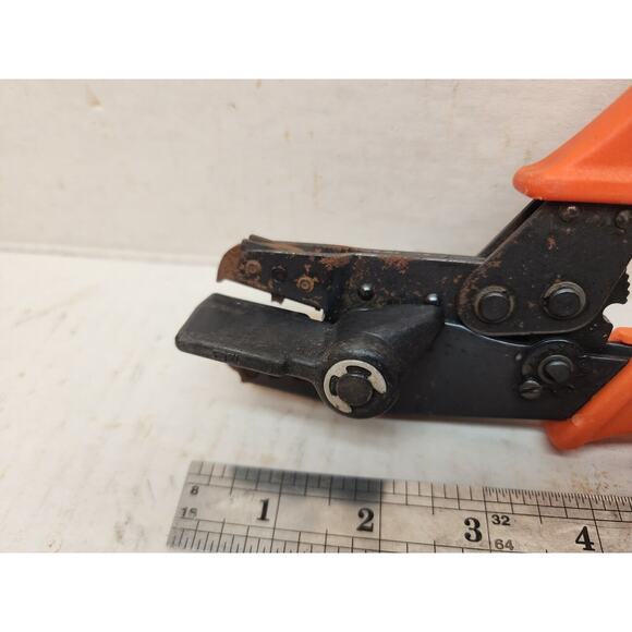 Rare hard to find Thomas & Betts Shure Stake ratchet Manual Crimp Tool - Picture 8 of 9